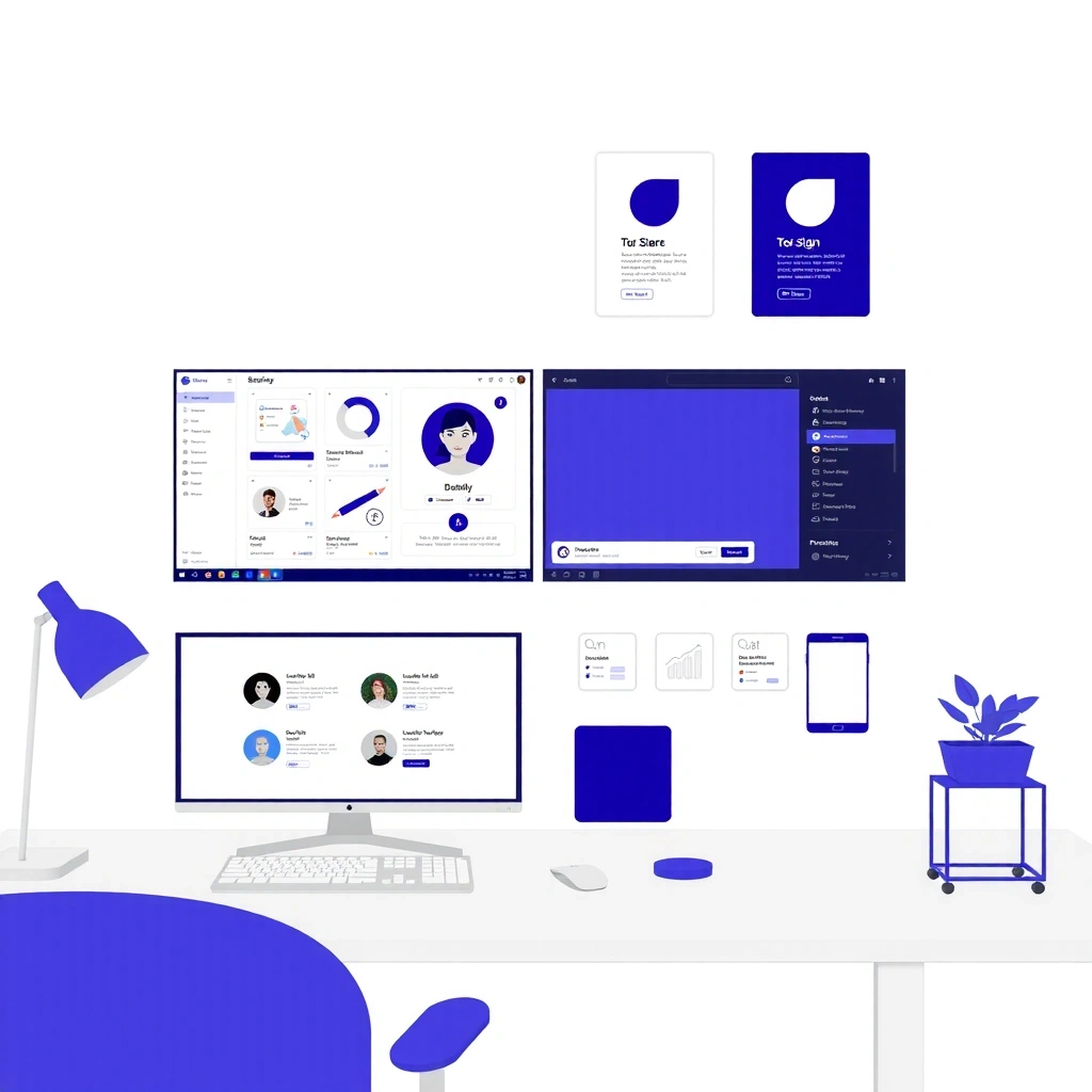 UI/UX design process and tools